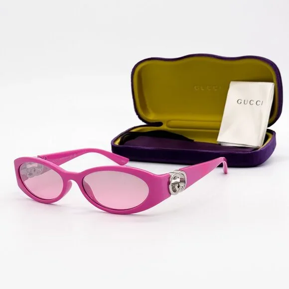 NEW GUCCI SUNGLASSES GG1660S 003 PINK WOMEN EYEWEAR GUCCI